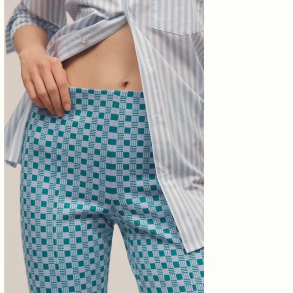 Brand New The Cricket Club Margot Kick-Flare Cropped Pants by Maeve - Picture 3 of 7
